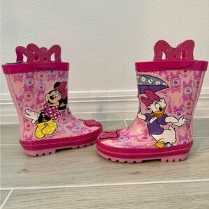 Toddler Disney Rain Boots Minnie Mouse